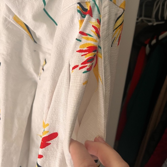 Strapless flower dress with flower design - Picture 2 of 2